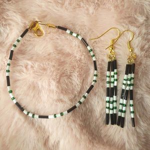 Bracelet and Earrings Set
